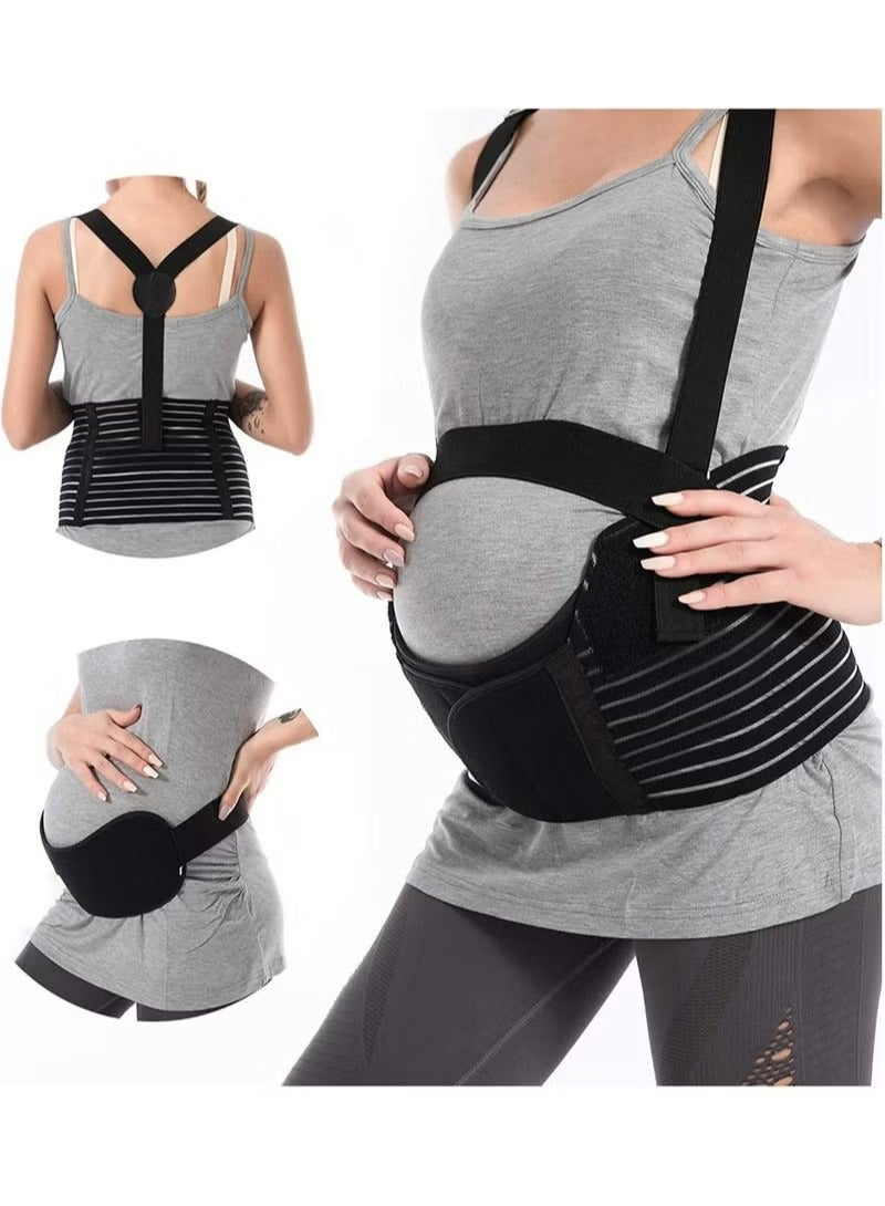 Maternity belt, Belly Band Support Maternity Belt Pregnancy Belly Band Waist Abdominal Back Belly Band Support Brace Adjustable Breathable Belly Support Care Pregnancy - Image 1