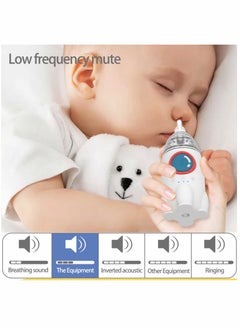 SYOSI Electric Baby Nasal Aspirator, Toddler Mucus Cleaner, USB Rechargeable Nasal Aspirator  - Image 2