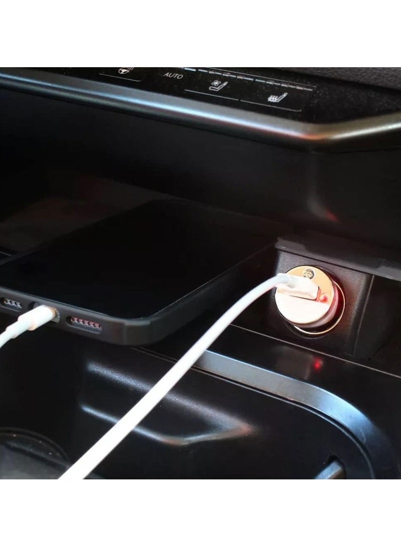 كابل قصير USB-C لتشغيل CarPlay في السيارة، بطول 20 إنش (1.5 قدم) من USB-A إلى USB-C، متوافق مع iPhone 15/16/16E/16 Pro Max و15/16 Plus، وiPad الجيل العاشر، وiPad Pro 12.9/11 إنش، وiPad Air الجيل الخامس/الرابع، كابل شحن للهاتف في السيارة (1 متر). - Image 4