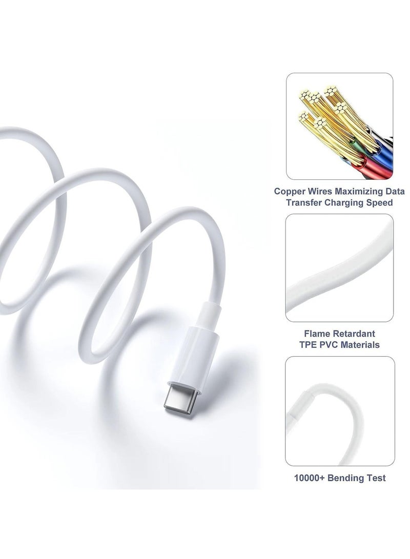 كابل قصير USB-C لتشغيل CarPlay في السيارة، بطول 20 إنش (1.5 قدم) من USB-A إلى USB-C، متوافق مع iPhone 15/16/16E/16 Pro Max و15/16 Plus، وiPad الجيل العاشر، وiPad Pro 12.9/11 إنش، وiPad Air الجيل الخامس/الرابع، كابل شحن للهاتف في السيارة (1 متر). - Image 5