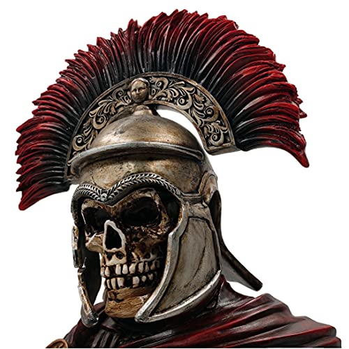 LOOYAR Roman Empire Legion Undead Centurion Warrior Resin Statue Sculpture Ornament Figurine Craft for Home Living Room Porch Decoration Office Desk Desktop Gift - Image 3