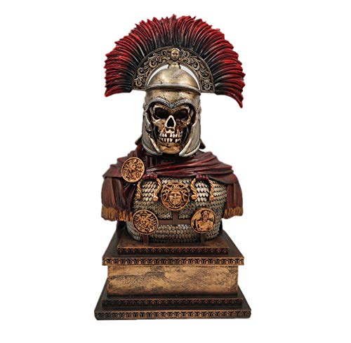 LOOYAR Roman Empire Legion Undead Centurion Warrior Resin Statue Sculpture Ornament Figurine Craft for Home Living Room Porch Decoration Office Desk Desktop Gift - Image 2