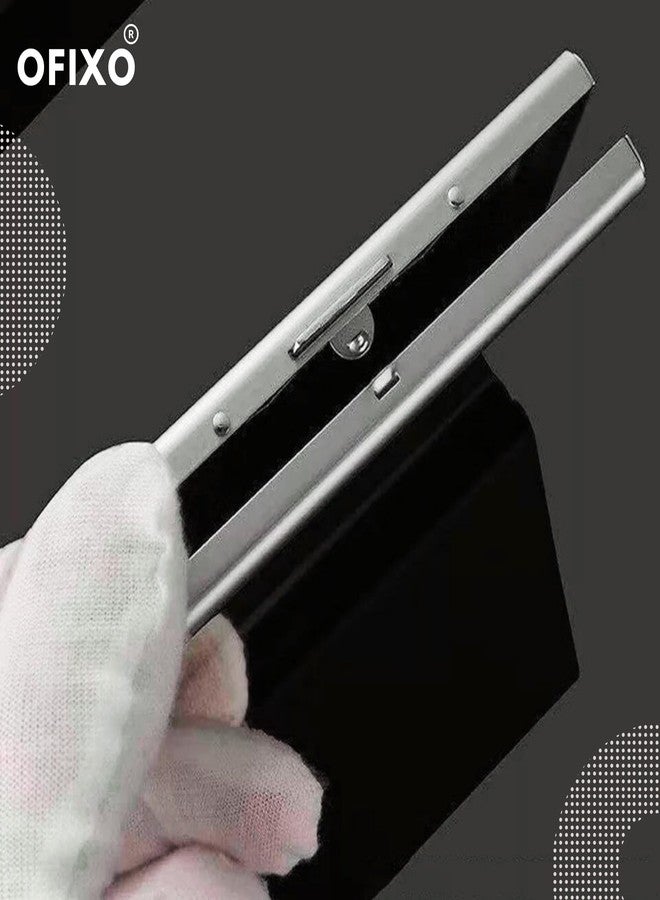OFIXO 6 Slots RFID Blocking Stainless Steel Credit/Debit/ATM (Silver) Card Holder (Pack of 2) - Image 5