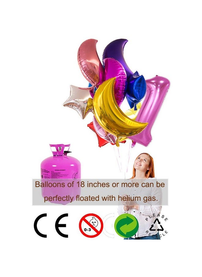 KEYYOOMY - 40 In Number 15 Balloons Purple Color - Image 1