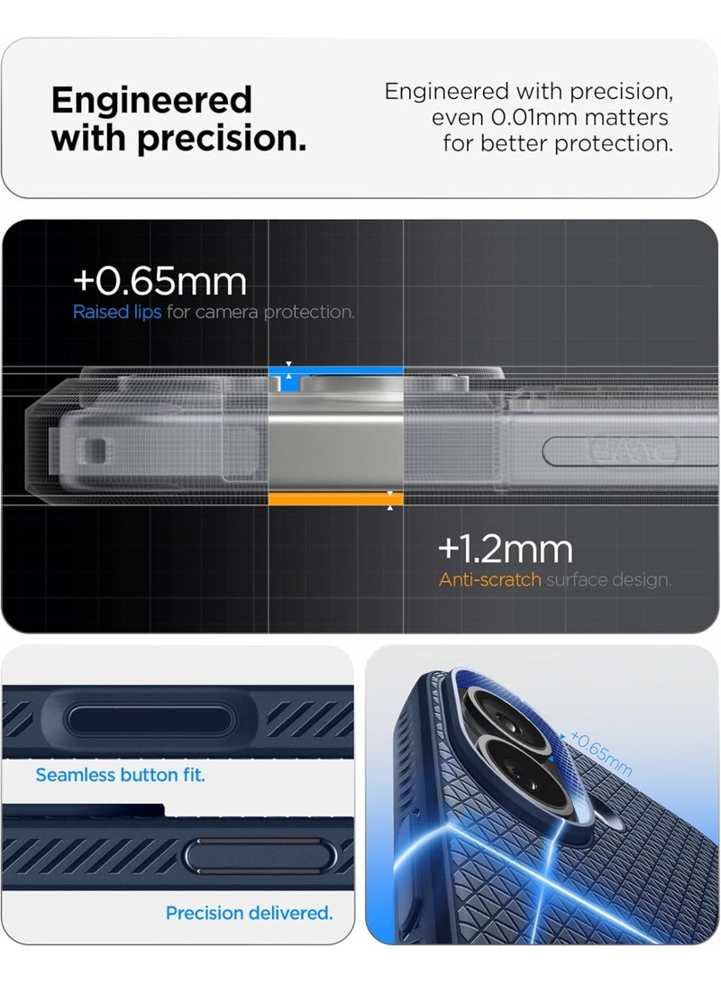 Spigen Liquid Air iPhone 17 Case Cover (2025) - Navy Blue - Image 3