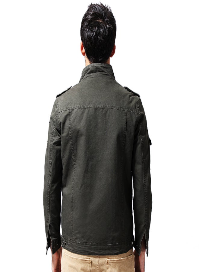 Men's Pure Cotton Jackets Coat Casual Work Jackets - Image 4