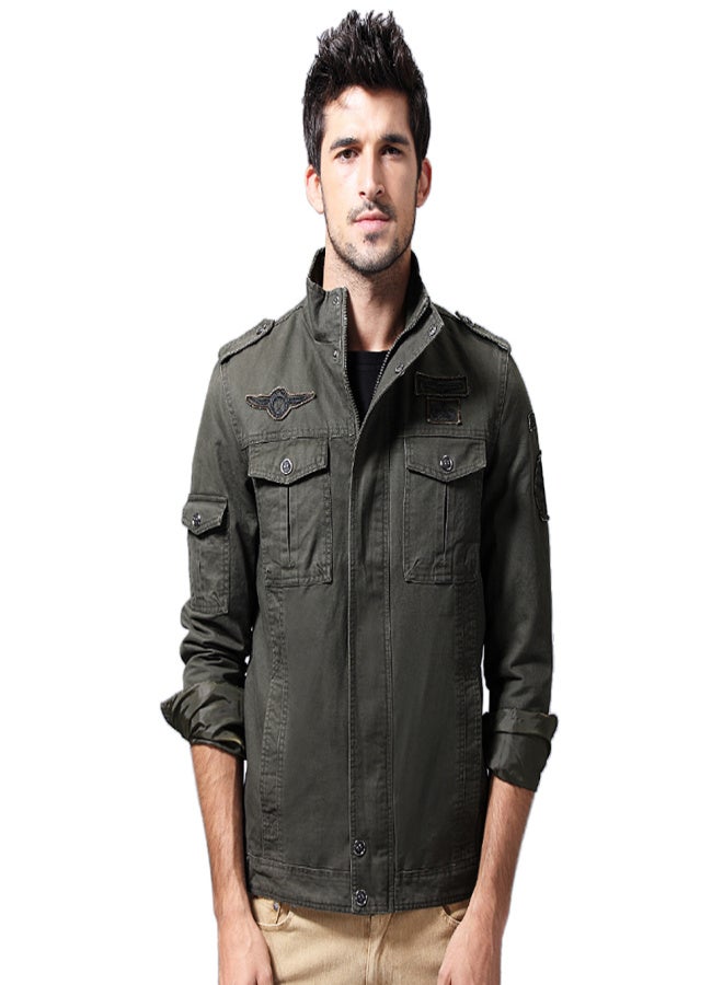 Men's Pure Cotton Jackets Coat Casual Work Jackets - Image 3