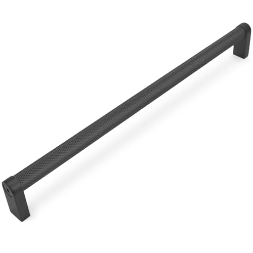 POVEFONK 10 Pack 1113 inch288mm Matte Black Kitchen Cabinet Handles Cabinet Pulls Black Drawer Pulls Kitchen Cabinet Hardware Handles Dresser Handles - Image 1