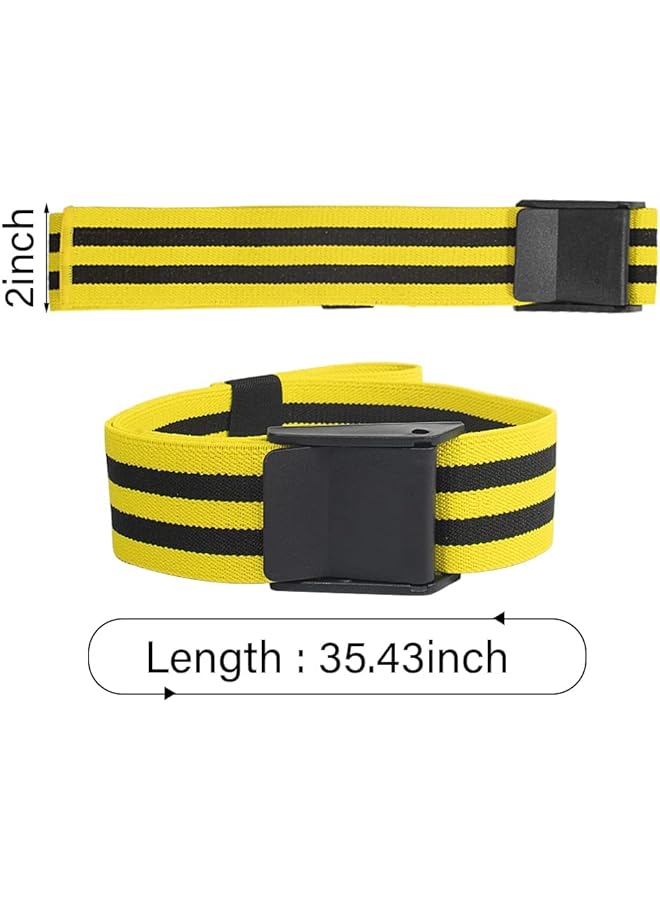 KASTWAVE Blood Flow Restriction Bands for Weight Lifting Butt Thigh Arms & Legs Booty Workout Occlusion Training Glutes Hip Building 2 Inch Wide Strong Adjustable Women Men(2 Pack) - Image 2