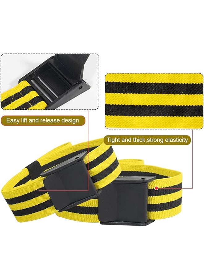 KASTWAVE Blood Flow Restriction Bands for Weight Lifting Butt Thigh Arms & Legs Booty Workout Occlusion Training Glutes Hip Building 2 Inch Wide Strong Adjustable Women Men(2 Pack) - Image 4