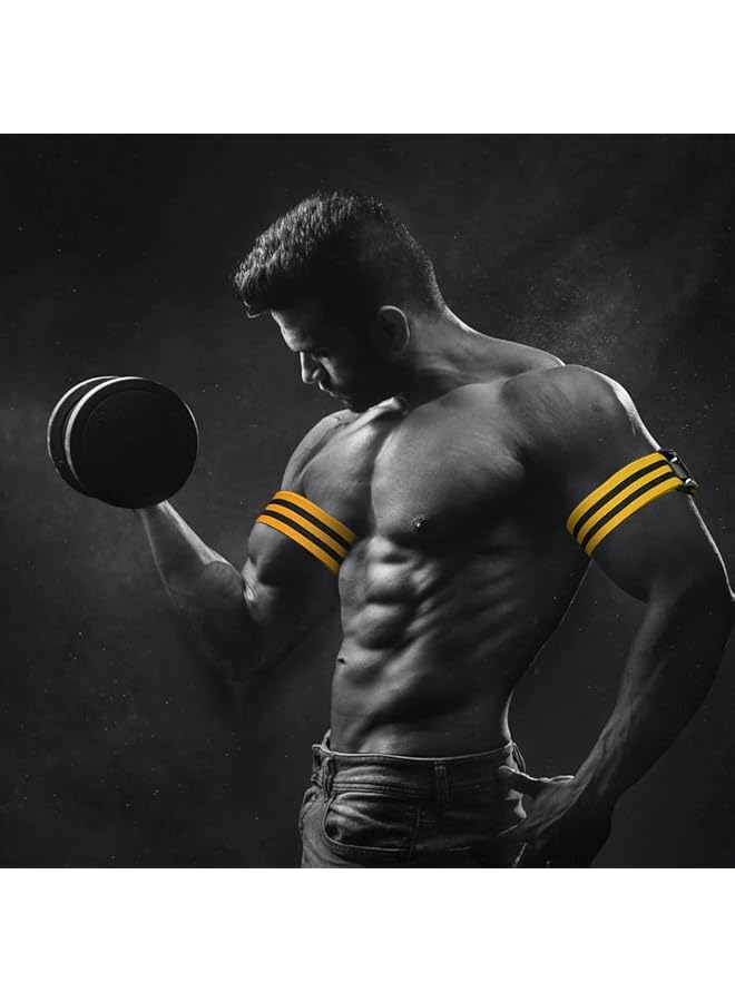 KASTWAVE Blood Flow Restriction Bands for Weight Lifting Butt Thigh Arms & Legs Booty Workout Occlusion Training Glutes Hip Building 2 Inch Wide Strong Adjustable Women Men(2 Pack) - Image 5