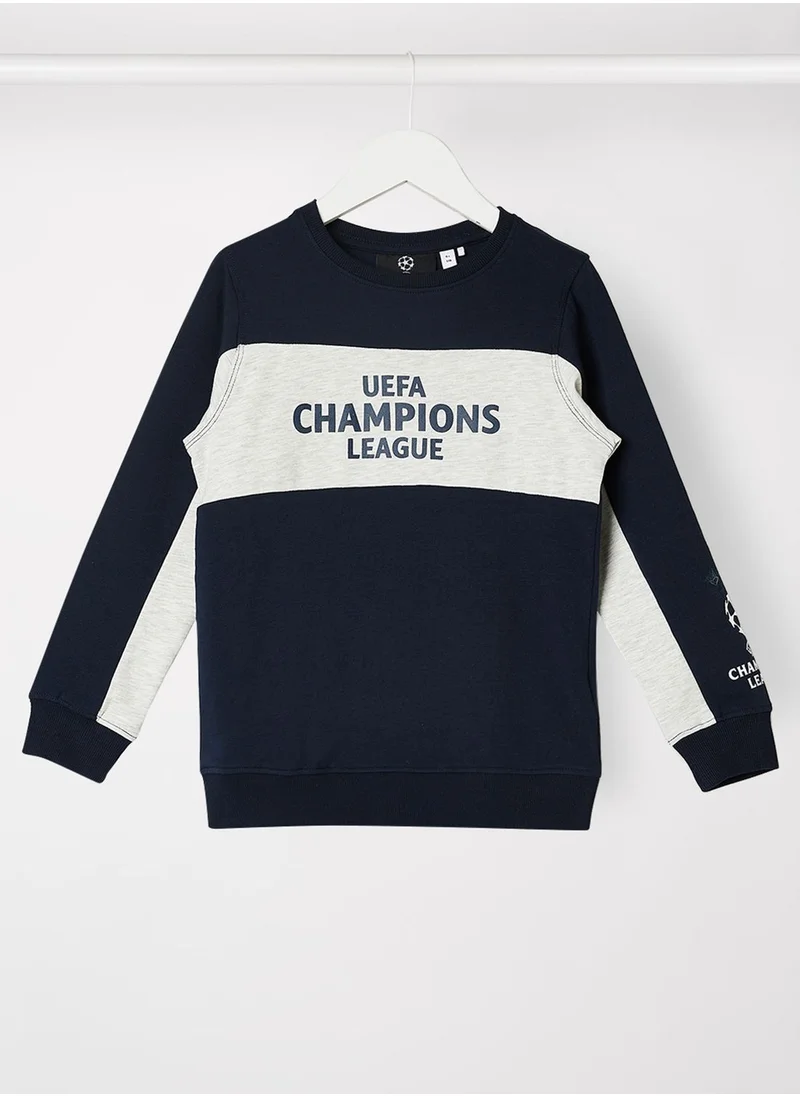 NAME IT Kids Uefa Champions Relaxed Sweatshirt