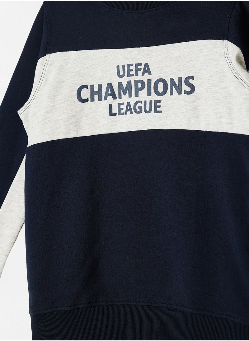 NAME IT Kids Uefa Champions Relaxed Sweatshirt  - Image 3