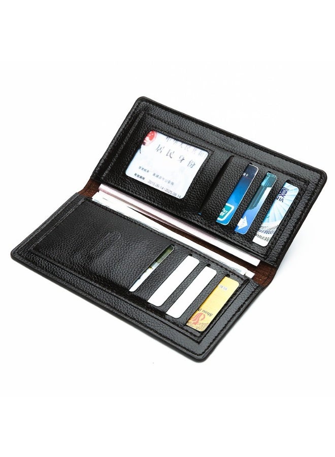 JEEP Men’s RFID Blocking Long Wallet – Multi-Card Slot Anti-Theft Wallet with Driver’s License Holder, Cotton Blend Fabric, Lightweight Casual Clutch for Men - Image 3