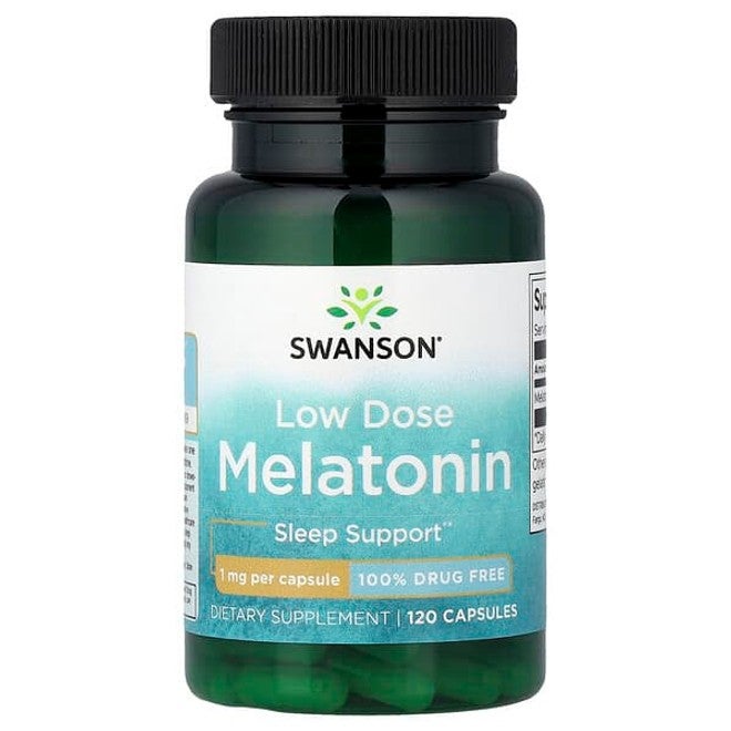 Swanson Melatonin Sleep Support 1mg 120 caps