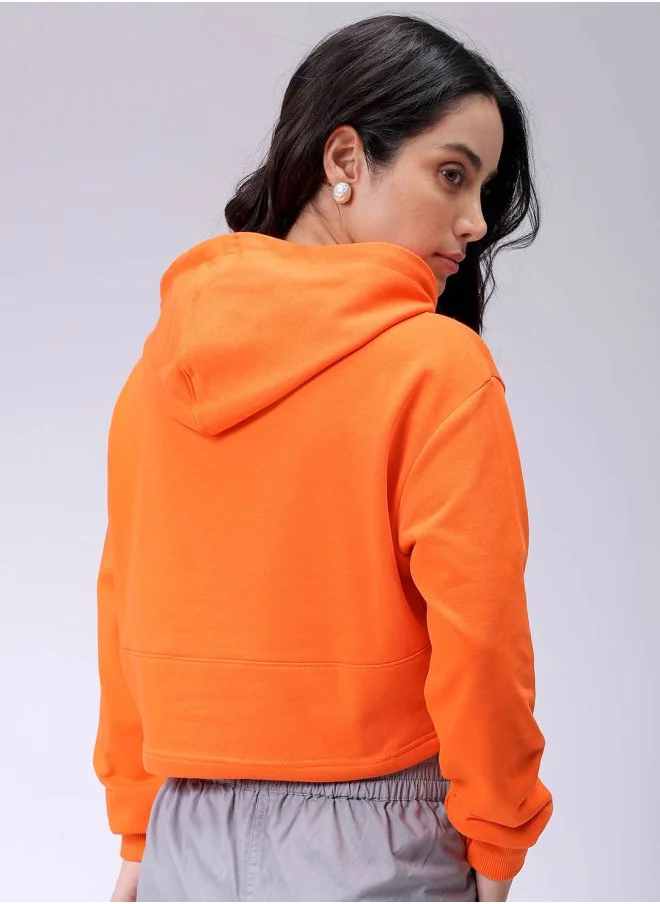 Freehand Women Fitted Solid Corset Sweatshirt