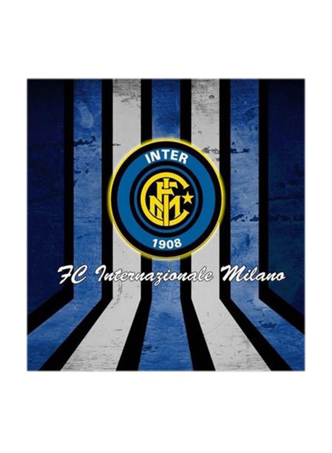 RYN Inter Milan Football Club MDF Wall Art Multicolour 30x30centimeter - Image 2