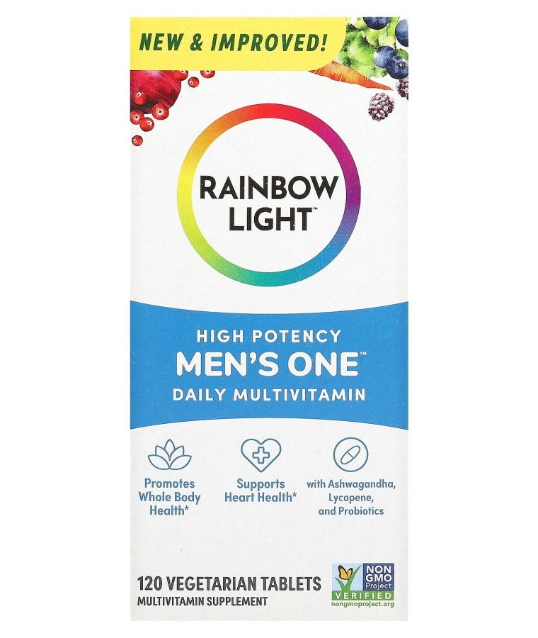 Men's One Daily Multivitamin High Potency 120 Vegetarian Tablets