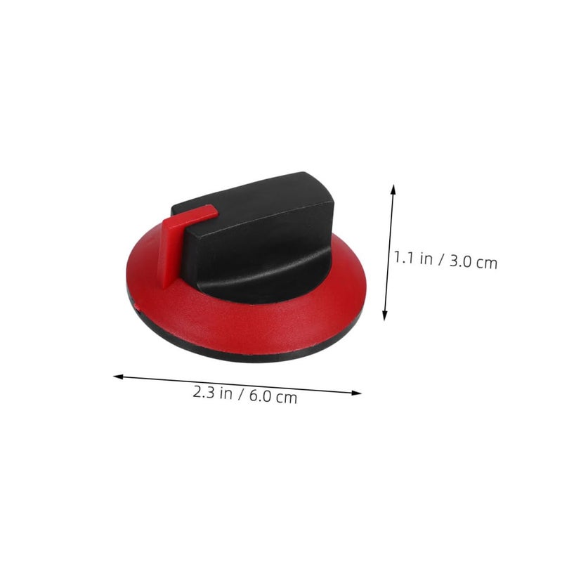 Red ABS Gas Stove Knobs Replacement Control Switch 3Pcs for Cooktops - Image 3