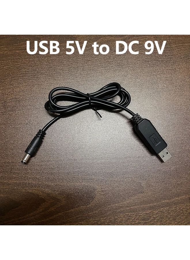 USB 5V To DC 9V 12V Universal Power Cable 3 3ft 8 Connectors For Toys Fan Speaker - Image 1