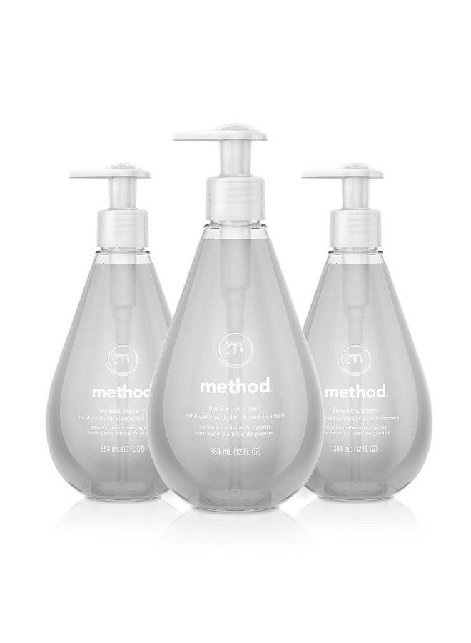 Method Gel Hand Soap Sweet Water 12 Oz 3 Pack Packaging May Vary - Image 2