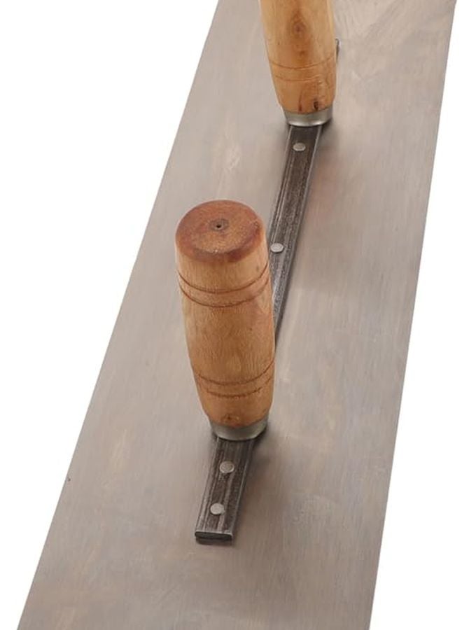 Dual Handle Masonry Trowel 12 Inch Concrete Finishing Tool for Painting Walls - Image 1