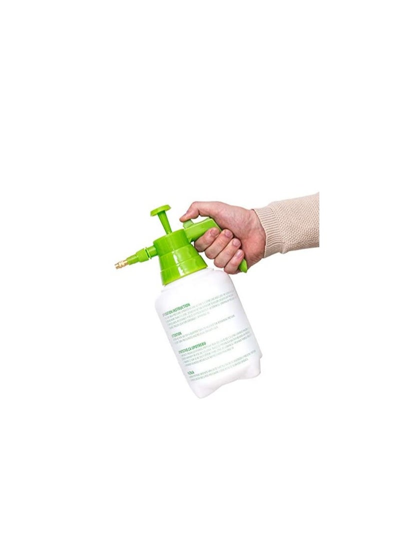 Generic Beorol Garden Pump Pressure Sprayer | Lawn Sprinkler | Water Mister | Spray Bottle for Flowers, Herbicides, Pesticides, Fertilizers -Bulb Shape (1500ml) –White & Green - PZC15  - Image 1