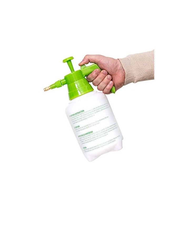Generic Beorol Garden Pump Pressure Sprayer | Lawn Sprinkler | Water Mister | Spray Bottle for Flowers, Herbicides, Pesticides, Fertilizers -Bulb Shape (1500ml) –White & Green - PZC15  - Image 3