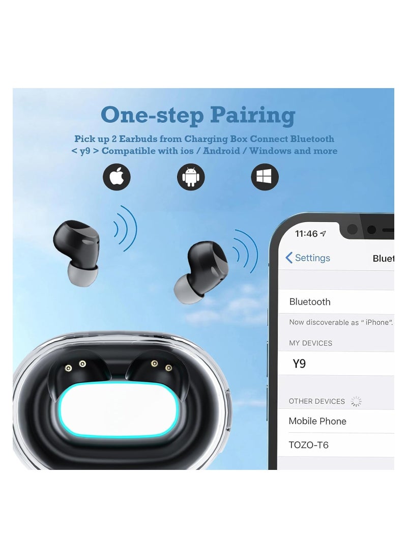 Generic - Active Noise Cancelling Sleep Headphones, Mini Bluetooth Earbuds for Small Ear Canals, Discreet Low-Profile Wireless Earbuds, Invisible and Comfortable for Sleep and Relaxation. - Image 1