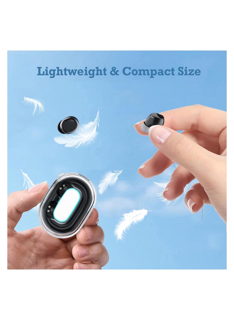 Generic - Active Noise Cancelling Sleep Headphones, Mini Bluetooth Earbuds for Small Ear Canals, Discreet Low-Profile Wireless Earbuds, Invisible and Comfortable for Sleep and Relaxation. - Image 1