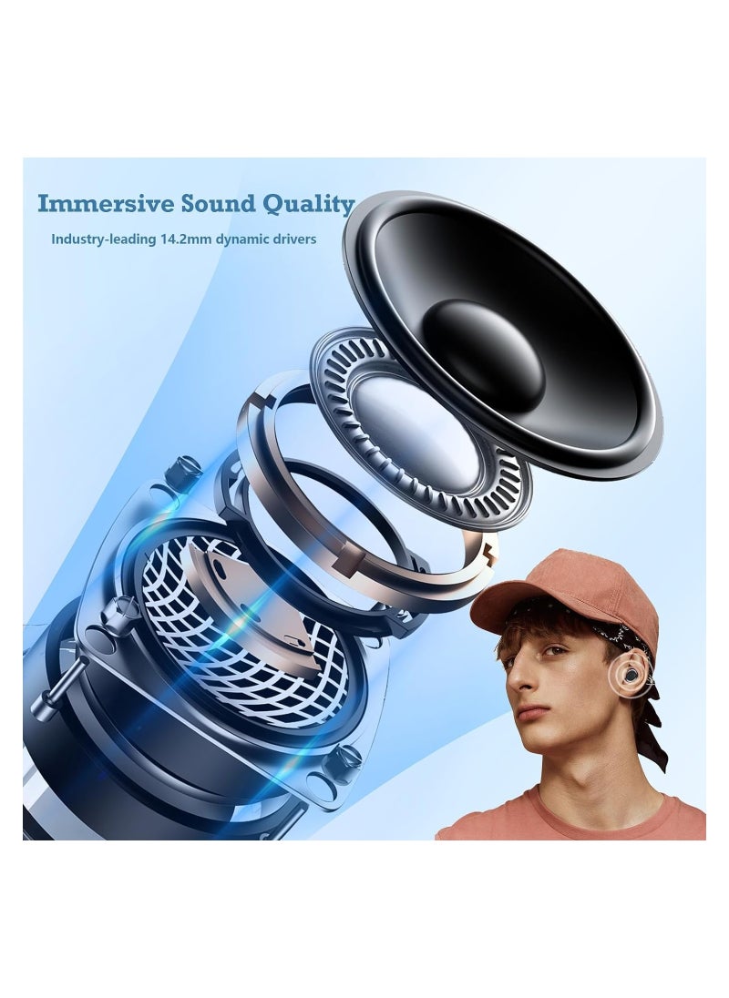 Generic - Active Noise Cancelling Sleep Headphones, Mini Bluetooth Earbuds for Small Ear Canals, Discreet Low-Profile Wireless Earbuds, Invisible and Comfortable for Sleep and Relaxation. - Image 1