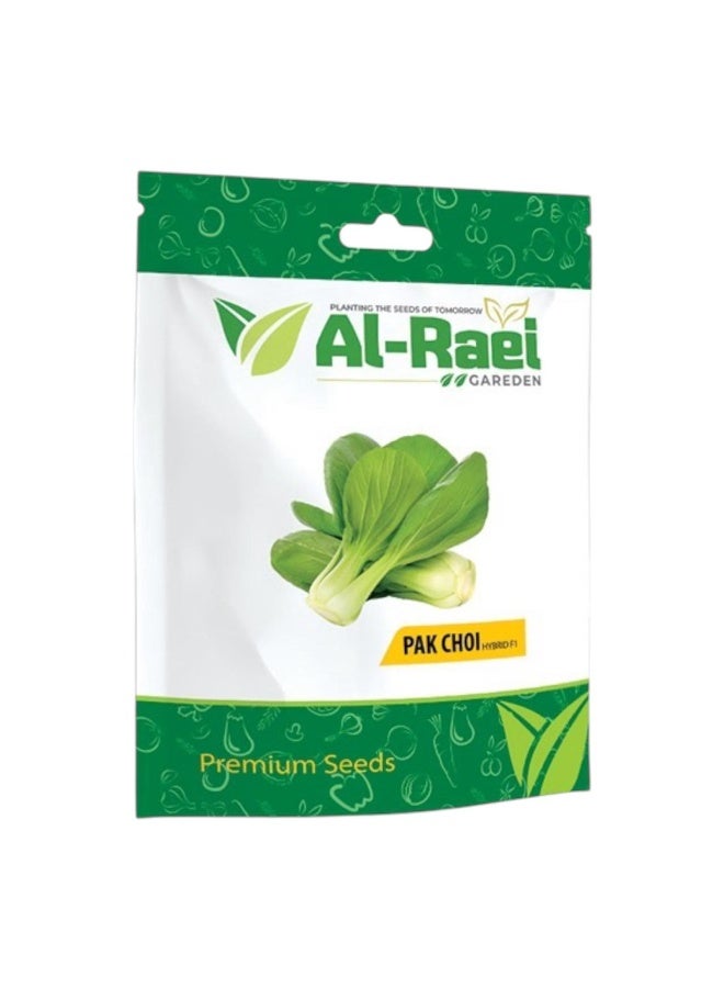 Al-Raei Pak Choi Vegetable Seeds - Non-GMO F1 Hybrid for Salad & Kitchen Garden - Image 1