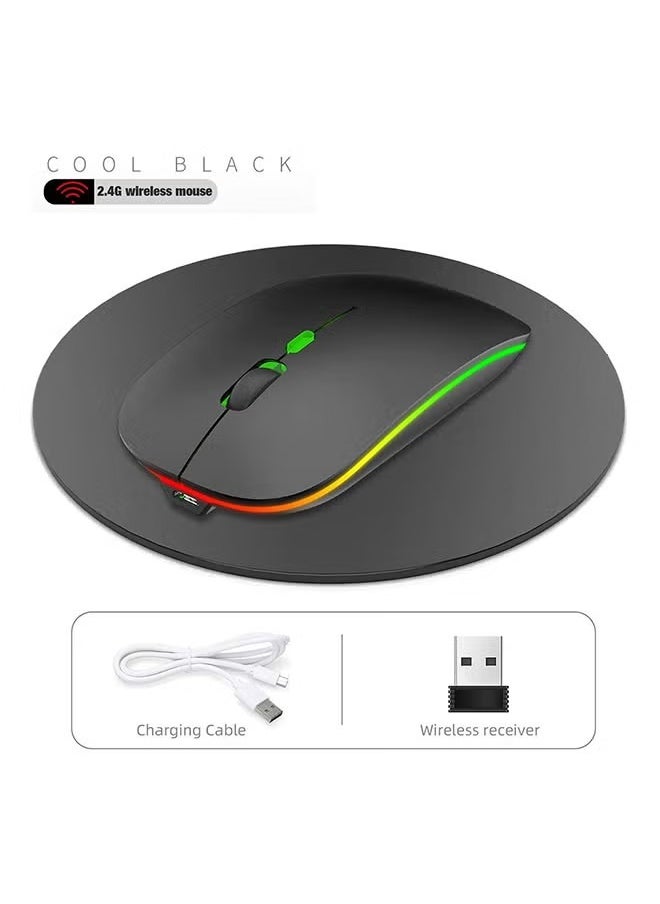 Coconut - 600.0 mAh M40 Ultra-Thin Wireless Mouse Black - Image 1