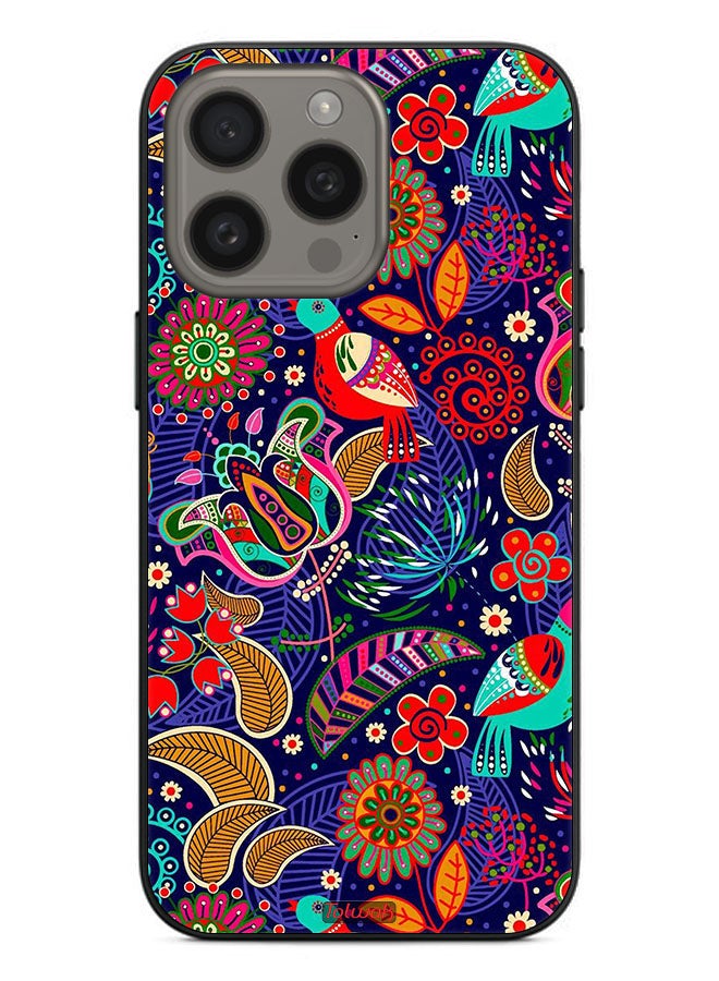 Tolwak Apple iPhone 15 Pro Max Protective Case Cover Birds And Floral Pattern - Image 2