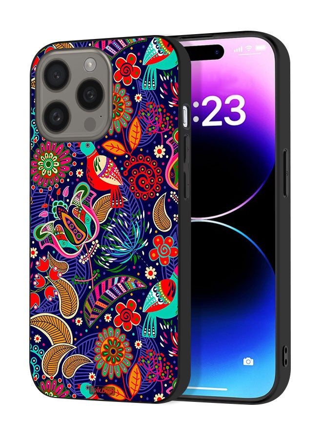 Tolwak Apple iPhone 15 Pro Max Protective Case Cover Birds And Floral Pattern - Image 1