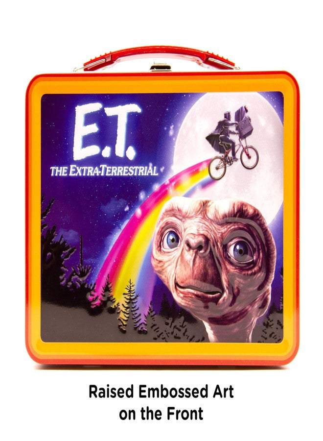 AQUARIUS E.T. Fun Box - Sturdy Tin Storage Box with Plastic Handle & Embossed Front Cover - Officially Licensed E.T. Merchandise & Collectible Gift (48288) - Image 3