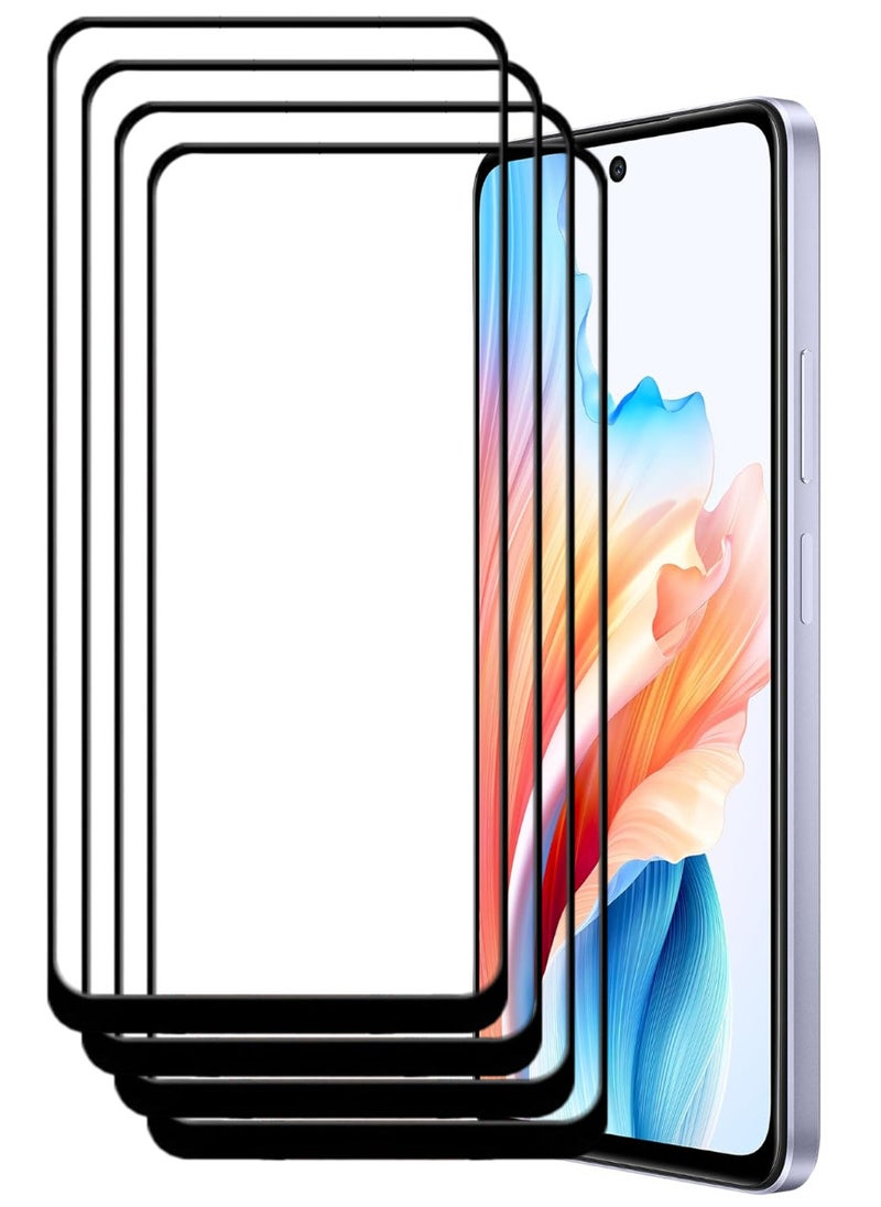 ACLIX 4 Pieces Antistatic ESD Dustproof Premium Quality High Definition Tempered Glass Screen Protector Designed For Oppo A79 - Image 1