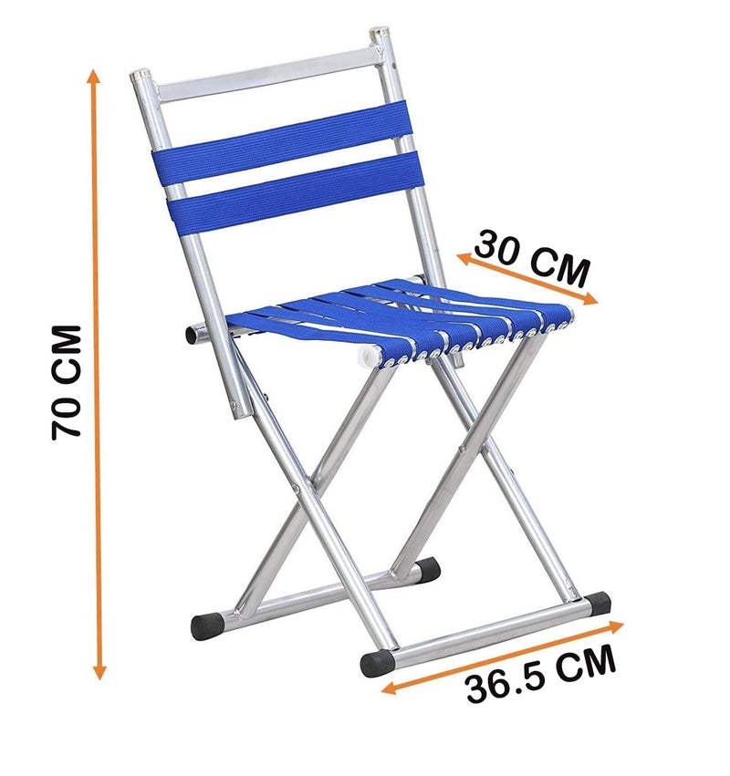 HaRvic HaRvic Folding Camping Fishing Chair Lawn Garden Chair for Adult Travelling Lawn Patio Fishing Garden Beach Picnic Outdoor Foldable Chair Blue  - Image 3