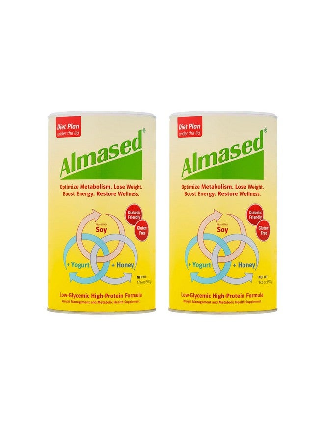 Almased Multi-Protein Powder 17.6 OZ (Pack of 2)