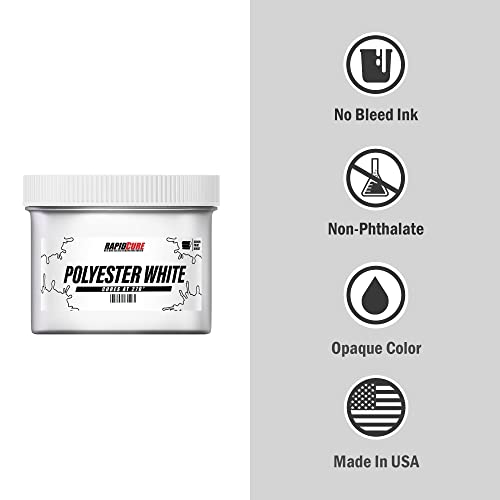 Screen Print Direct Rapid Cure® Screen Printing Ink Polyester White (Pint - 16oz.) - Plastisol Ink for Screen Printing, Fast Curing Fabric Paint - Screen Print Direct®, USA Made - Image 2