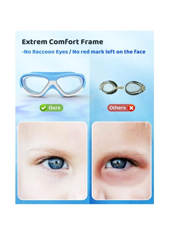 MUMS PLANET "Explore the depths of the water with clarity and confidence: Swimming goggles specially designed for water adventure enthusiasts. Waterproof swim goggles with an adjustable strap, suitable for women, men, teens, children, and professional athletes."  - Image 4