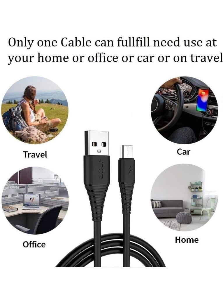 Golf Space GC64M Micro USB Cable, 1m, 3A Fast Charging & Data Transfer - Image 4