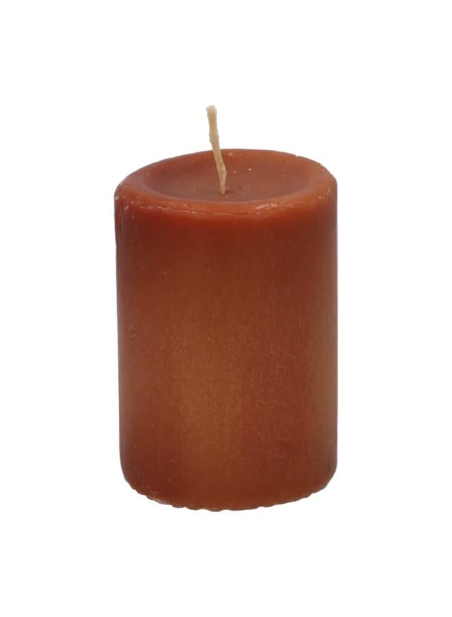 CANDLE-LITE Cinnamon Pecan Scented Pillar Candle 4Inch - Image 1