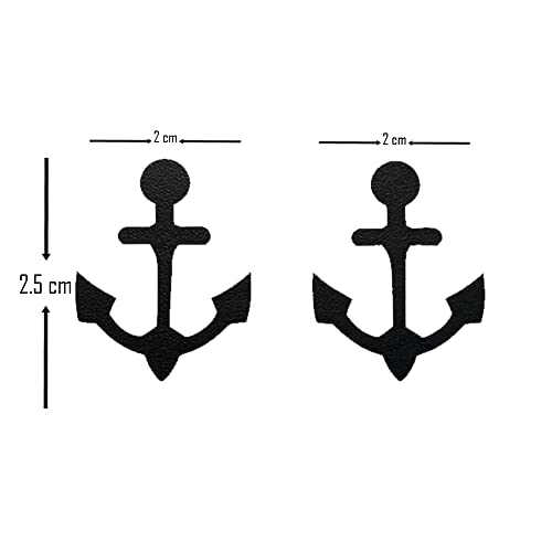 Comet Busters Couple Temporary Tattoo - Anchor - Cute Body Tattoo Body Sticker (BT049) - Image 3