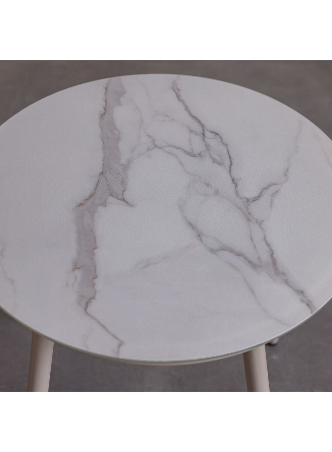 DANUBE HOME طقم شرفة فيتارا 2+1 | طاولة وكراسي | طقم بيسترو 3 قطع لجميع الأجواء مع طاولة قهوة | أثاث تصميم عصري للحديقة الخارجية - متعدد الألوان - Image 4