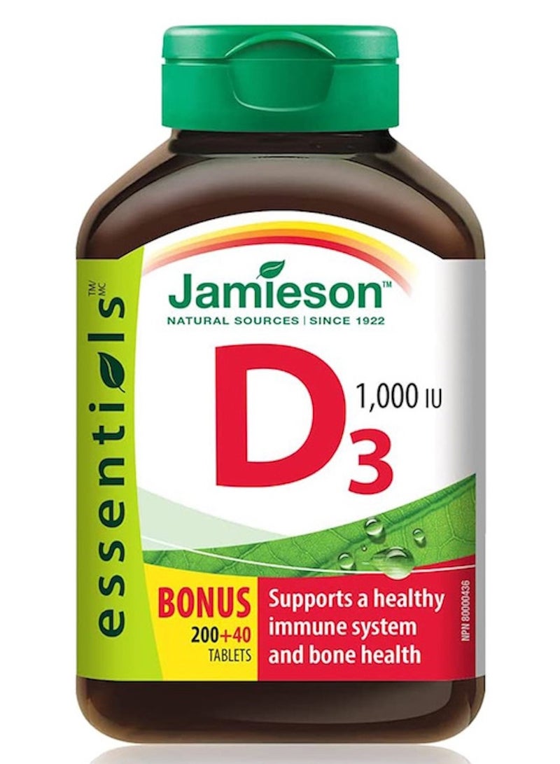 Jamieson Vitamin D3 1000 IU 240 Count