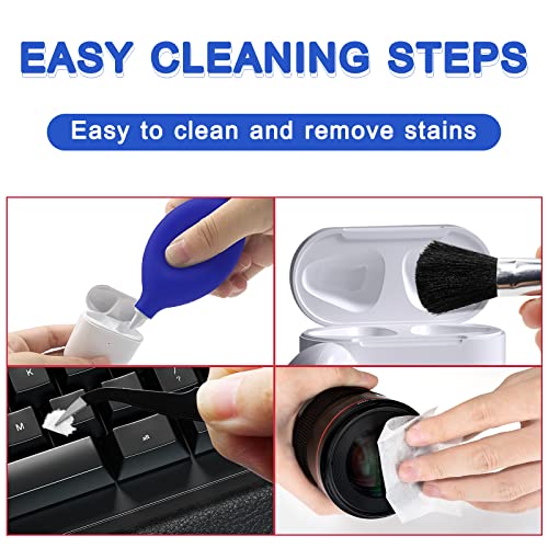 Aispour Cell Phone Cleaning Kit, Speaker Cleaner for iPhone, Charging Port Cleaning Tool, Electronic Cleaning kit, Compatible with Airpods Earbuds Camera USB C Lightning Port ipad (140PCS) - Image 5