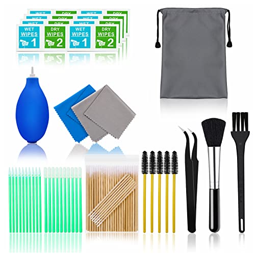 Aispour Cell Phone Cleaning Kit, Speaker Cleaner for iPhone, Charging Port Cleaning Tool, Electronic Cleaning kit, Compatible with Airpods Earbuds Camera USB C Lightning Port ipad (140PCS) - Image 1
