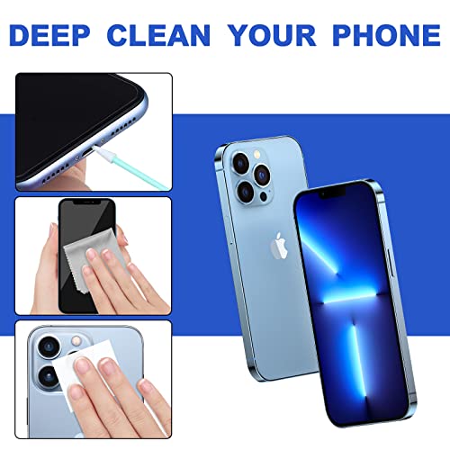 Aispour Cell Phone Cleaning Kit, Speaker Cleaner for iPhone, Charging Port Cleaning Tool, Electronic Cleaning kit, Compatible with Airpods Earbuds Camera USB C Lightning Port ipad (140PCS) - Image 3