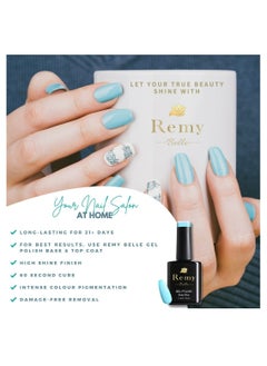 Remy Belle Gel Nail Polish Set 2 x 11 ml, Red Carpet and White, Requires Curing Nails Under UV Light or LED Lamp  - Image 2